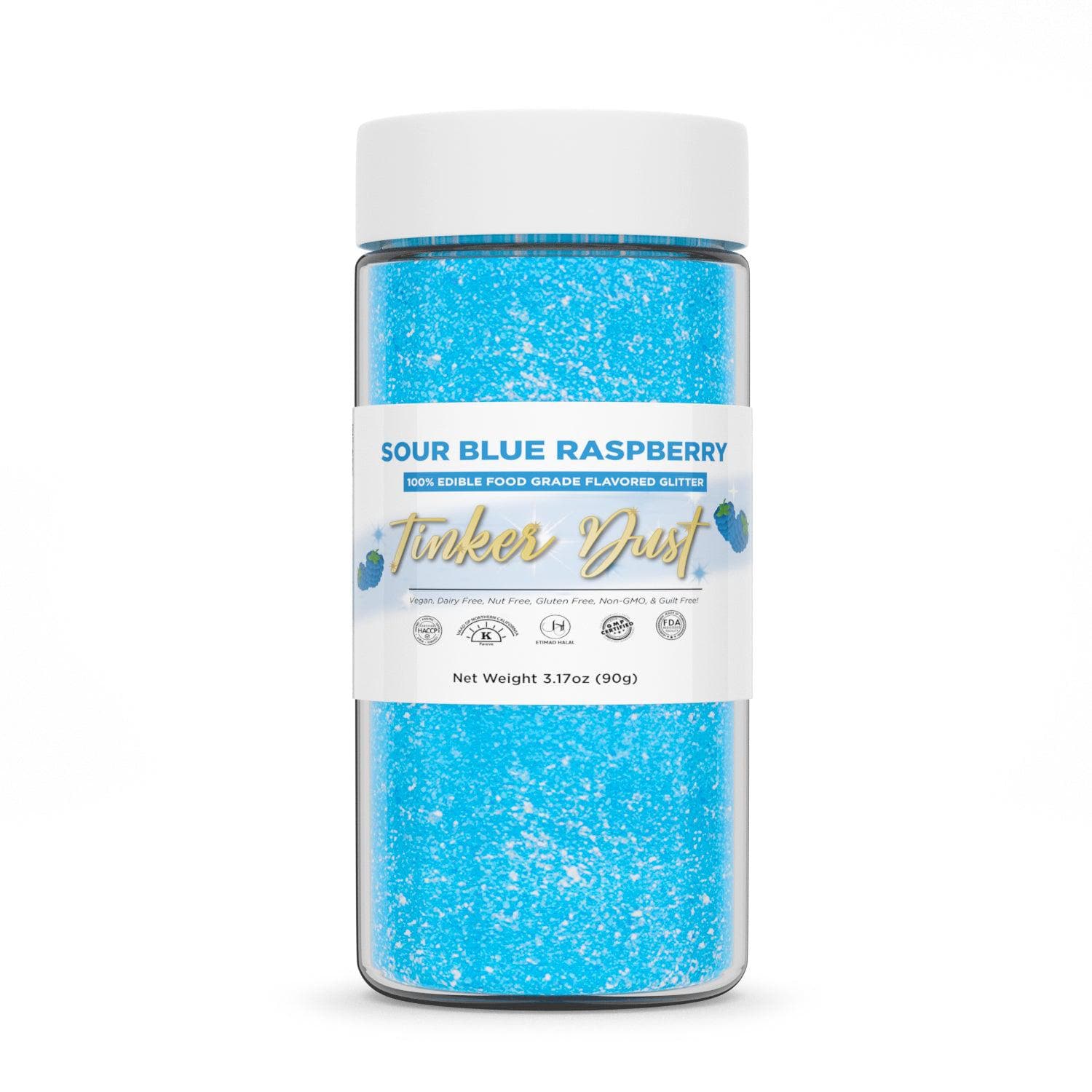 Sour Blue Raspberry Flavored Edible Glitter | Tinker Dust | Bakell