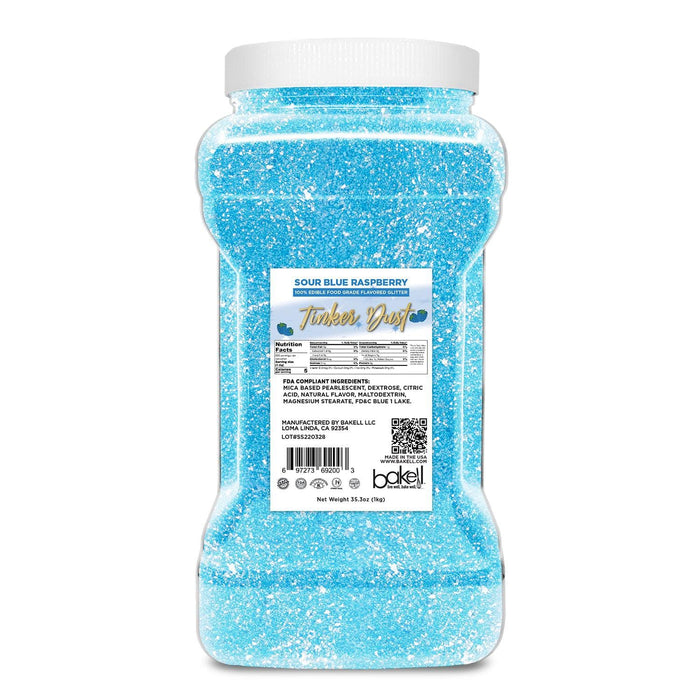 Buy Tinker Dust Sour Blue Raspberry Powder Candy Topping - Bakell