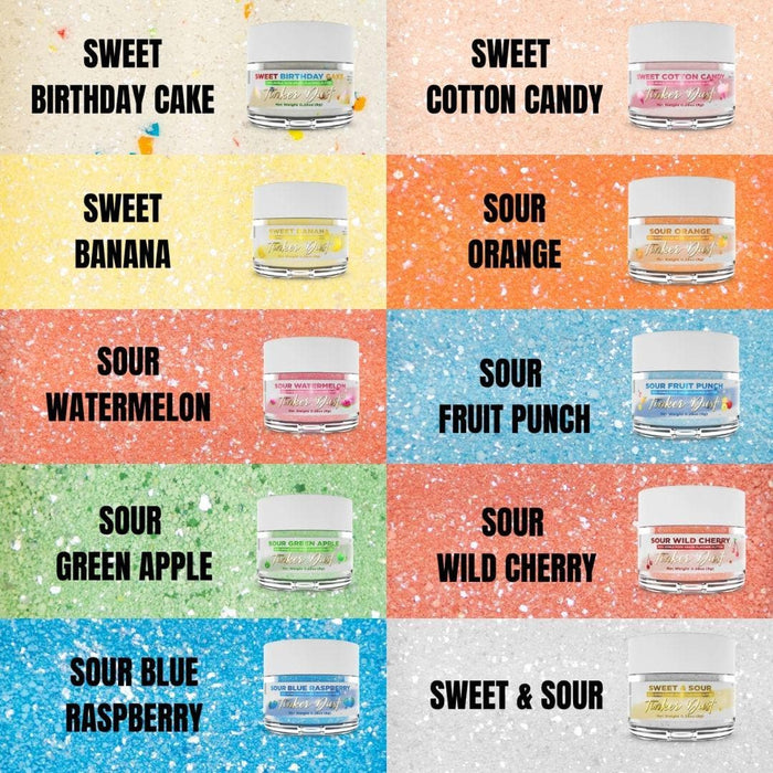 Sour Fruit Punch Flavored Edible Glitter | Tinker Dust | Bakell