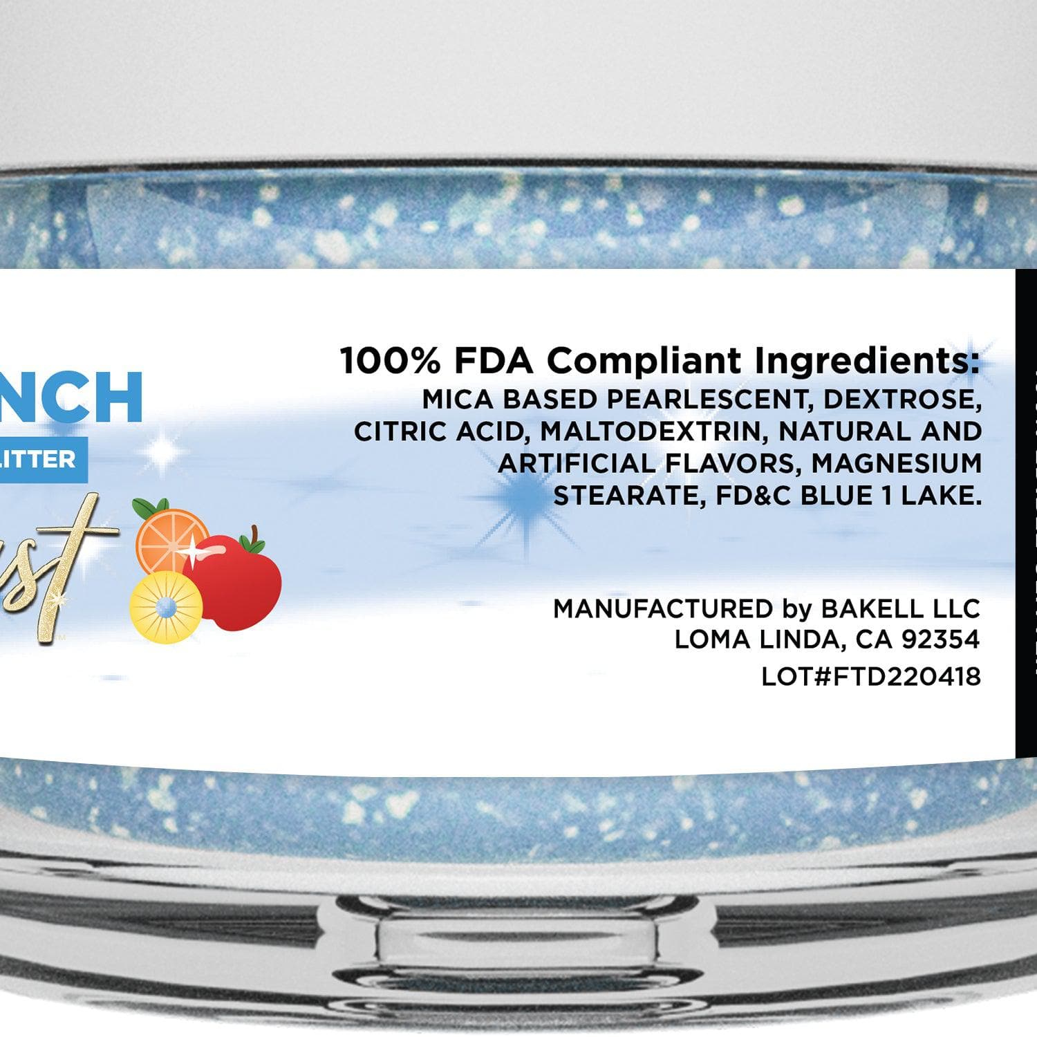 Sour Fruit Punch Flavored Edible Glitter | Tinker Dust | Bakell