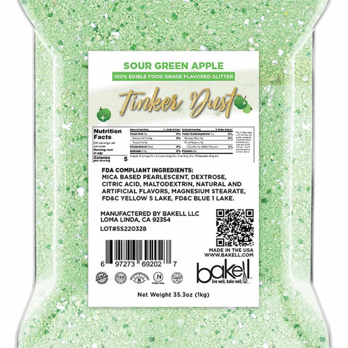 Sour Green Apple Flavored Tinker Dust | Bulk Size | Bakell