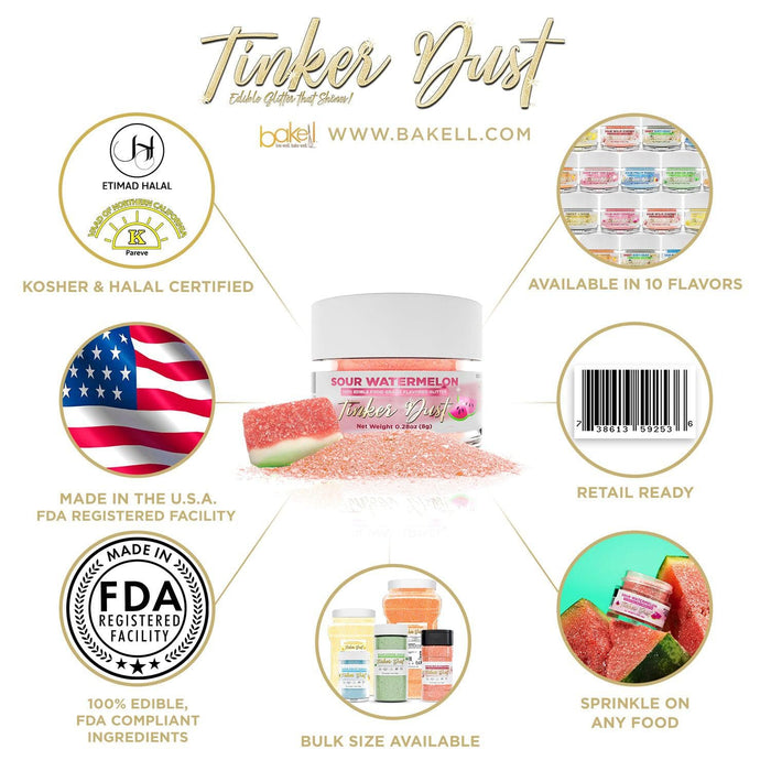 Buy Sour Watermelon Flavored Tinker Dust - Powder Candy - Bakell