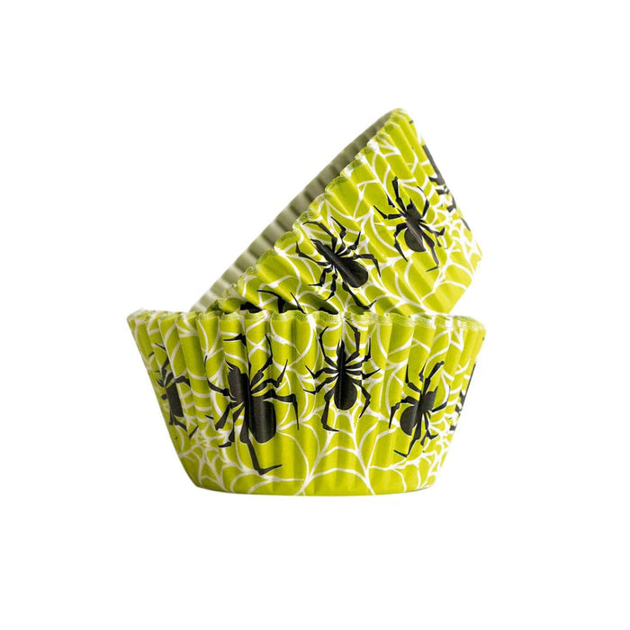 Spiderweb Print Standard Size Cupcake Wrappers & Liners | Bakell® Baking Products