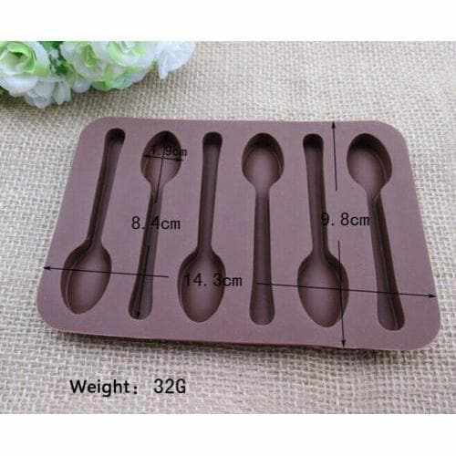 Spoon or Baby Spoon Themed Silicone Mold | Bakell