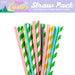 Springtime Easter Paper Straw Mix Baking & Decorating Gift Set-Cake Pop Straws_Set-bakell