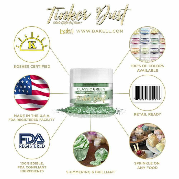 St. Patty's Day Pot O' Gold Collection Tinker Dust® Glitter Combo Pack A (8 PC SET)-Tinker Dust_Pack-bakell