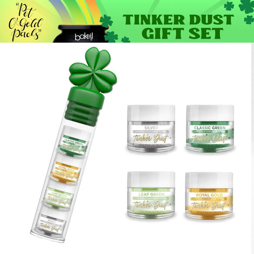 St. Patty's Day Shamrock Clover Tinker Dust Combo Gift Set (4 PC SET)-Tinker Dust_Pack-bakell