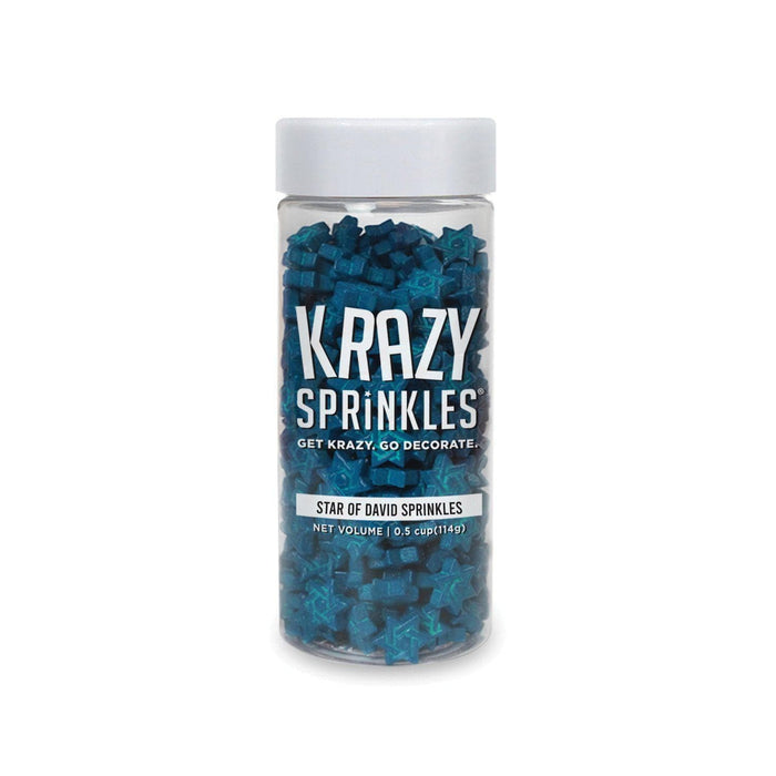 Star of David Shaped Sprinkles-Krazy Sprinkles_HalfCup_Google Feed-bakell
