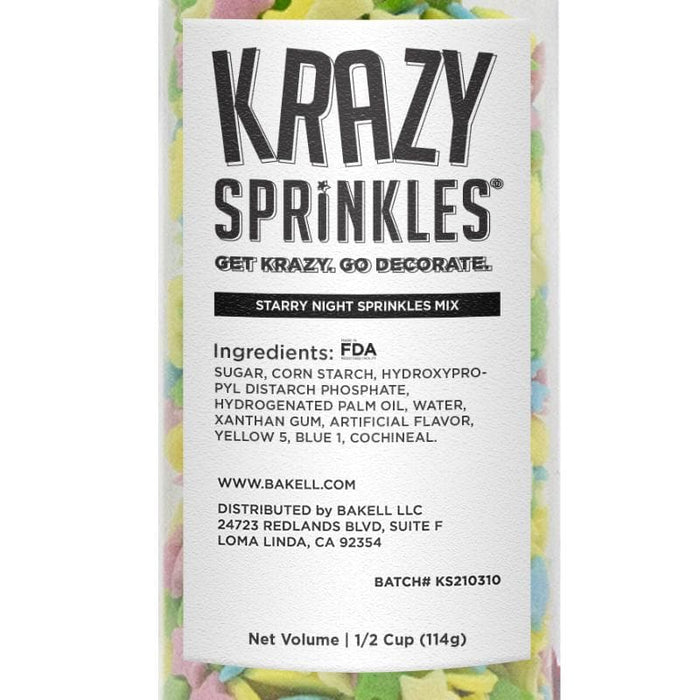 Starry Night Sprinkles Mix by Krazy Sprinkles®|Wholesale Sprinkles