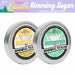 Front View of Yellow Pearl Rimming Sugar and Mint Green Pearl Rimming Sugar. | bakell.com