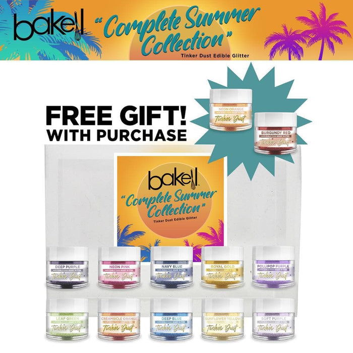 Summer Complete Tinker Dust Edible Glitter Combo Pack (12 PC) | Bakell