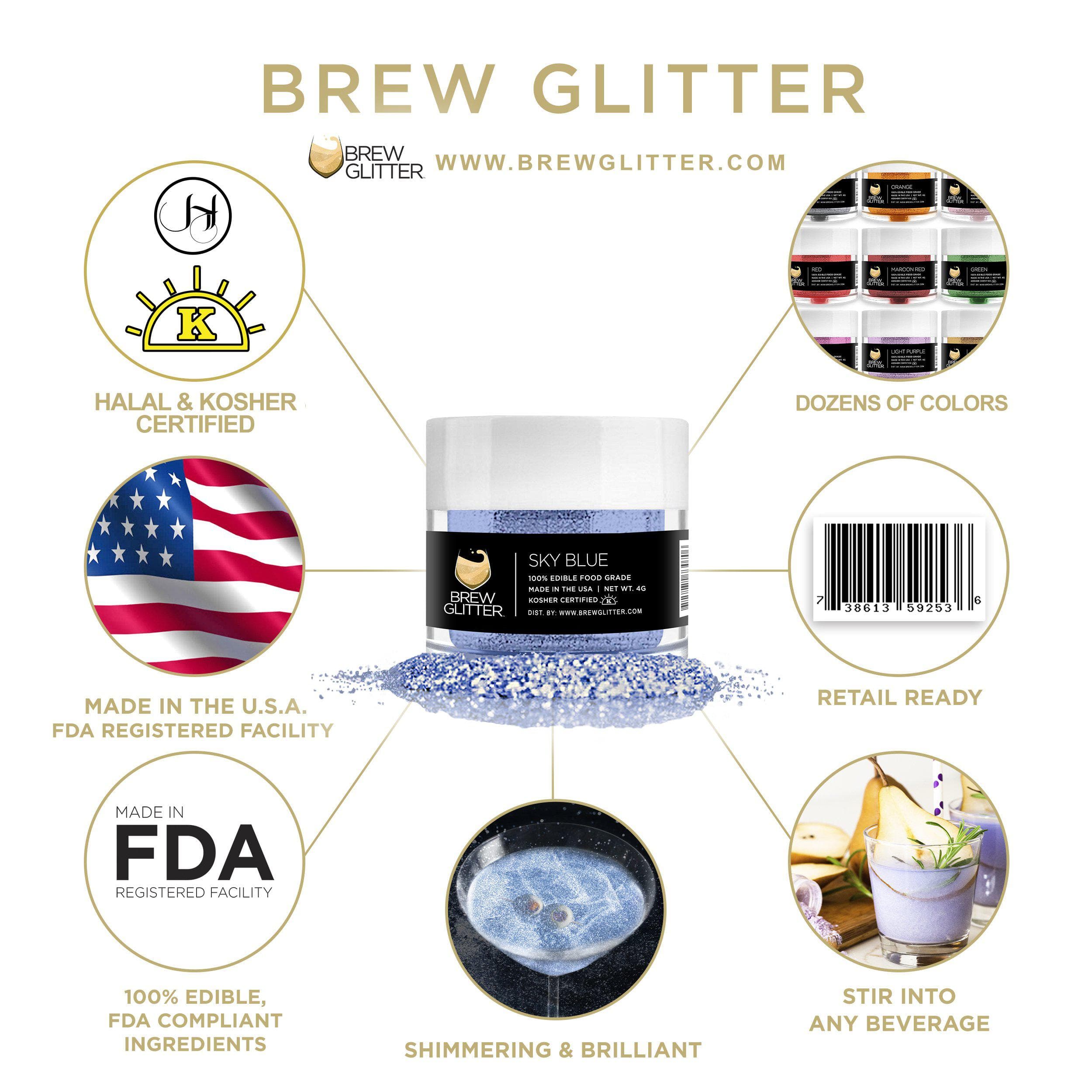 Summer Brew Glitter® Combo Pack A | 4 PC Set | Bakell