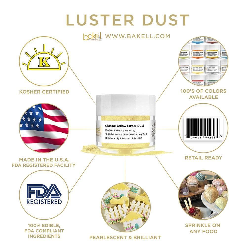 Summer Luster Dust® Combo Pack B | 4 PC Set | Bakell
