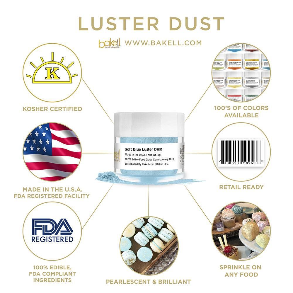 Summer Luster Dust® Combo Pack B | 4 PC Set | Bakell