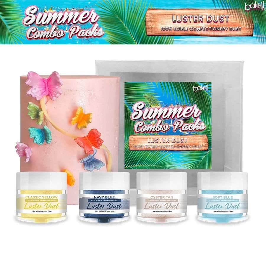 Summer Luster Dust® Combo Pack B | 4 PC Set | Bakell