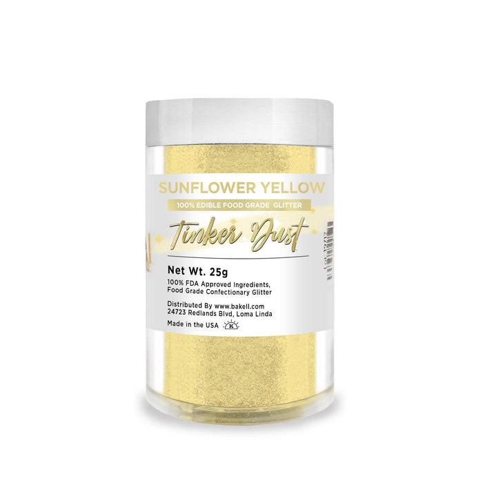 Sunflower Yellow Tinker Dust, Bulk | #1 Site for Edible Glitter & Dust
