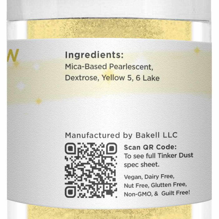 Sunflower Yellow Tinker Dust, Bulk | #1 Site for Edible Glitter & Dust