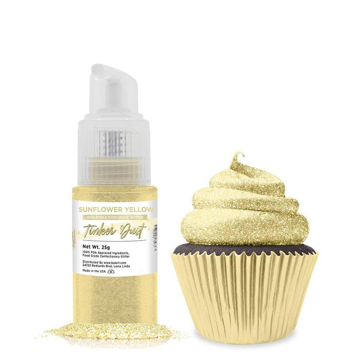 Sunflower Yellow Tinker Dust® Glitter Spray Pump by the Case | Private Label-Private Label_Tinker Dust Pump-bakell