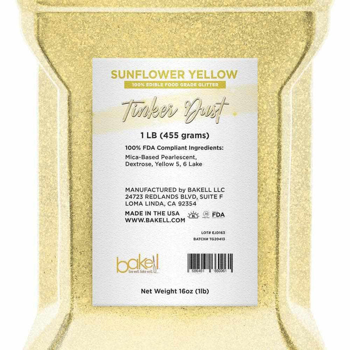 Sunflower Yellow Tinker Dust Glitter Wholesale | Bakell