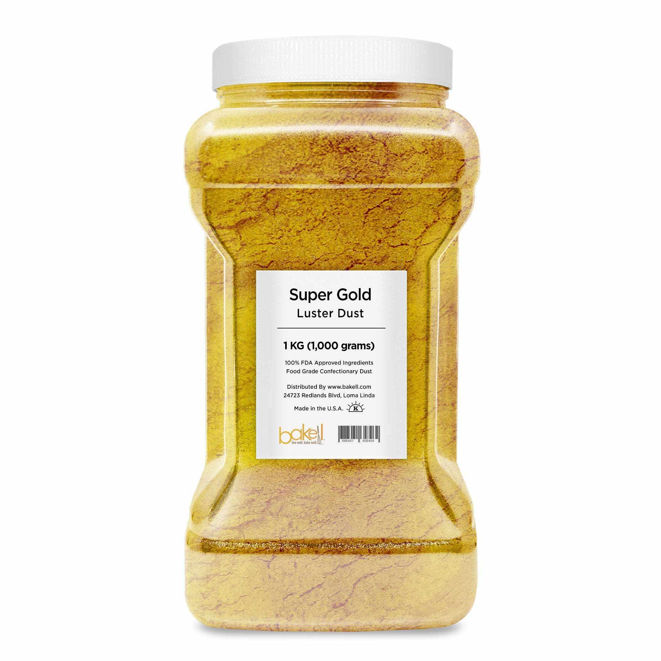 Super Gold Luster Dust | 100% Edible & Kosher Pareve | Wholesale | Bakell.com