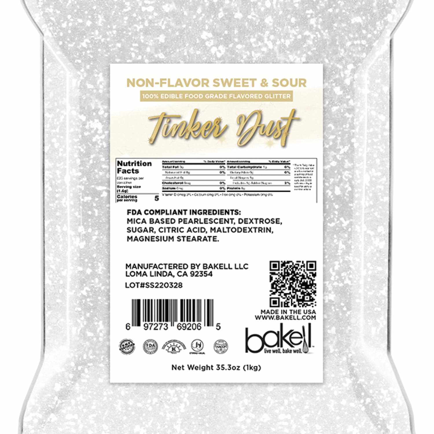 Flavored Tinker Dust  Edible Glitter by Bakell
