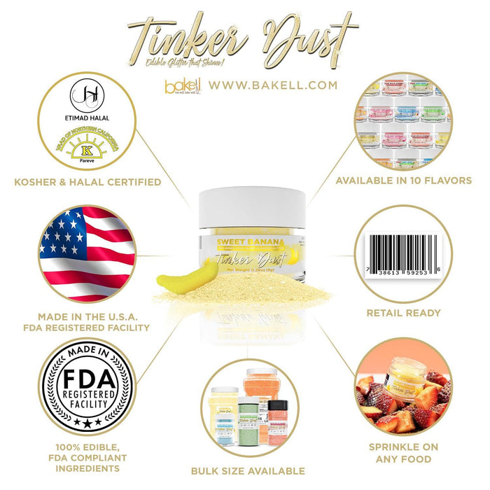 Buy Sweet Banana Flavored Tinker Dust - Powder Candy - Bakell