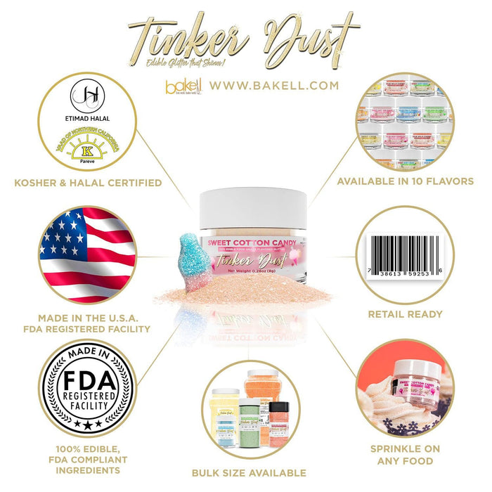 Buy Sweet Cotton Candy Tinker Dust - Powder Candy - Bakell