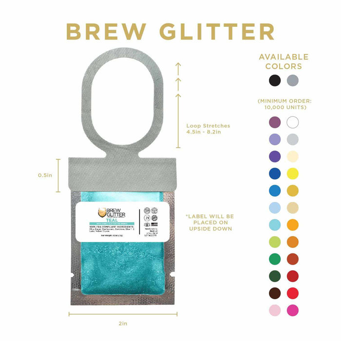Teal Brew Glitter Necker | Wholesale | Bakell