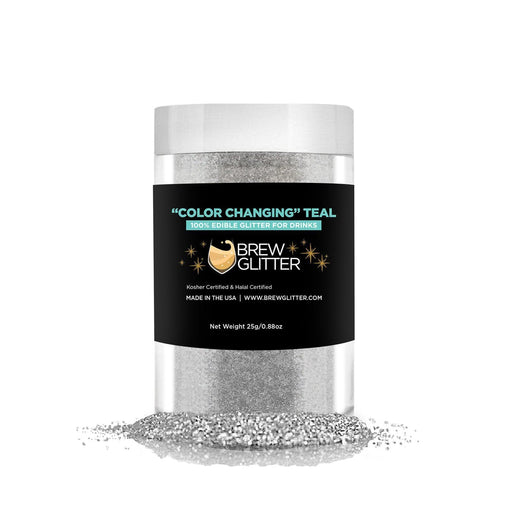 Bulk Size Teal Color Changing Glitter | Bakell