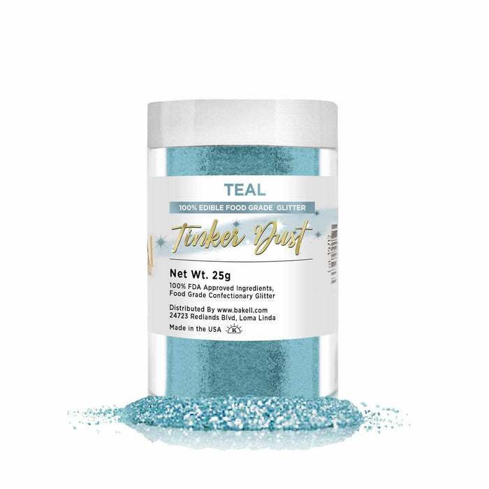 Teal Blue-Green Tinker Dust, Bulk | #1 Site for Edible Glitter & Dust