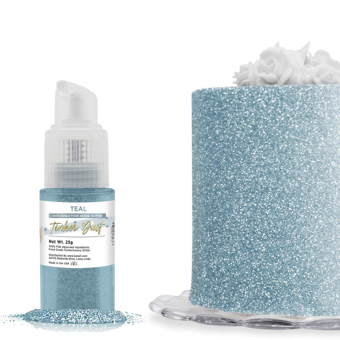 Teal Tinker Dust® Glitter Spray Pump by the Case | Private Label-Private Label_Tinker Dust Pump-bakell