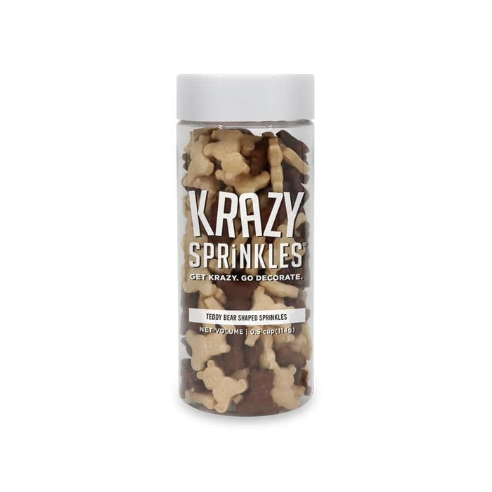 Teddy Bear Shaped Sprinkles by Krazy Sprinkles  | Bakell