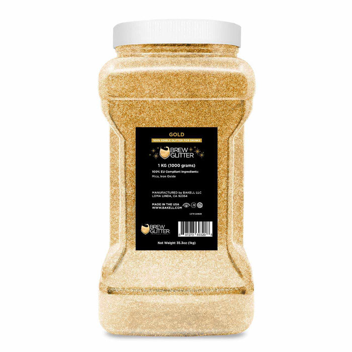 Gold Brew Glitter E171 Free | Bulk sizes available for purchase!