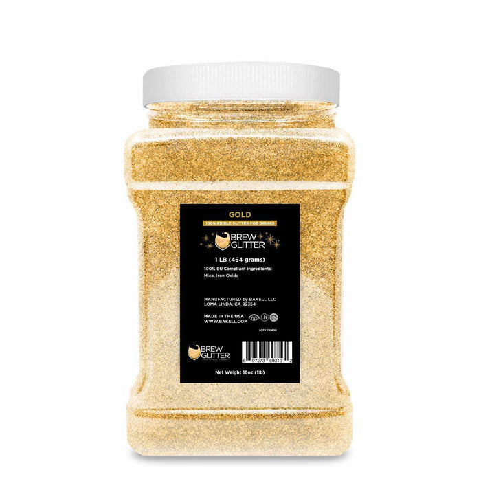 Gold Brew Glitter E171 Free | Bulk sizes available for purchase!