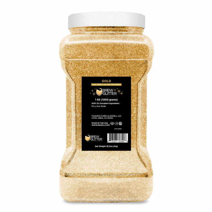 Gold Brew Glitter E171 Free | Bulk sizes available for purchase!