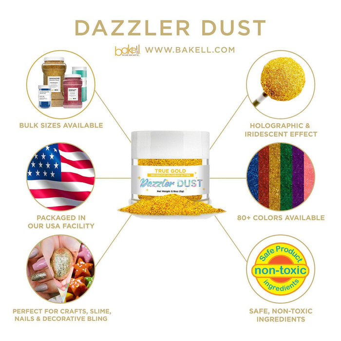 True Gold Dazzler Dust® 5 Gram Jar-Dazzler Dust_5G_Google Feed-bakell