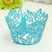 Turquoise Blue Butterfly Lace Cupcake Wrappers & Liners | Bakell