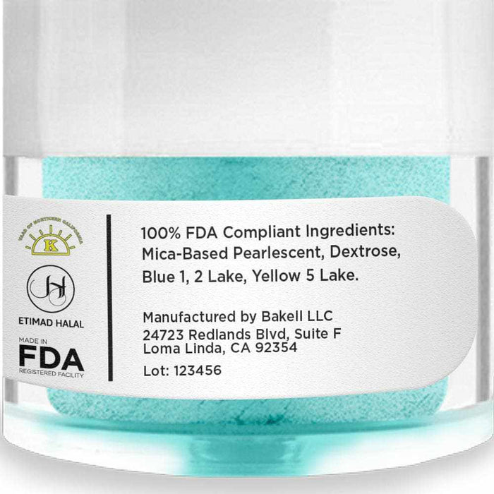 Turquoise Luster Dust 4 Gram Jar-Luster Dust_4G_Google Feed-bakell