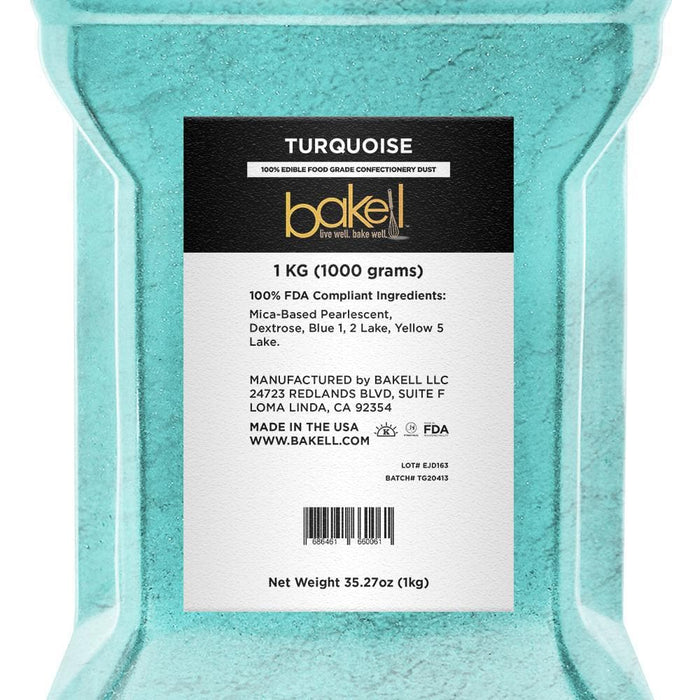 Turquoise Luster Dust Wholesale | Bakell
