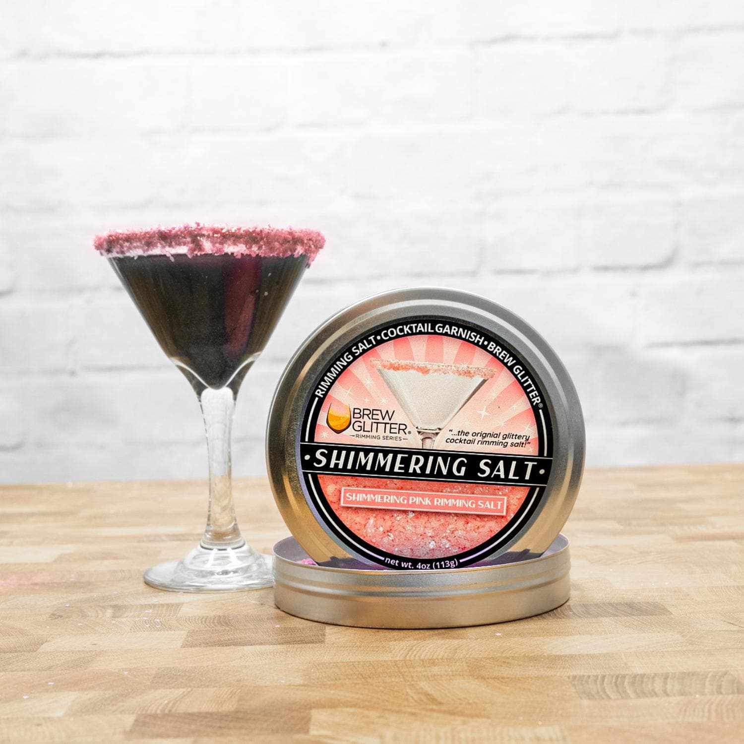 Buy Bright Pink Salt Rimmer - Crystal Pink Cocktail Salt - Bakell.com