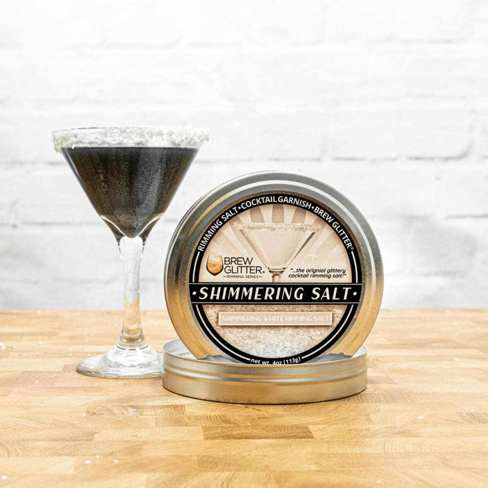 Buy White Salt Rimmer - Shimmering White Cocktail Salt - Bakell
