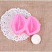 Two Kissing Lips Valentine's Day Love Fashion Silicone Mold - Bakell