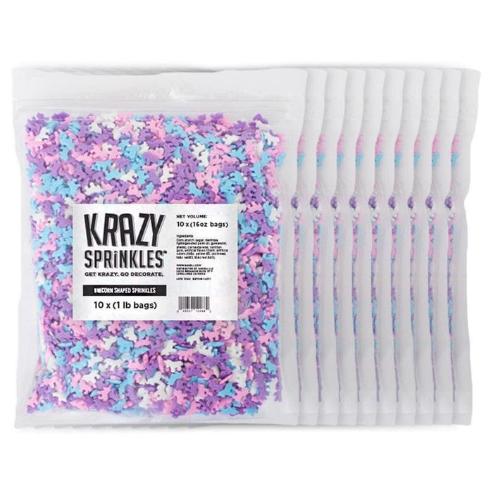 Unicorn Shaped Sprinkles | Bulk Size Krazy Sprinkles | Bakell