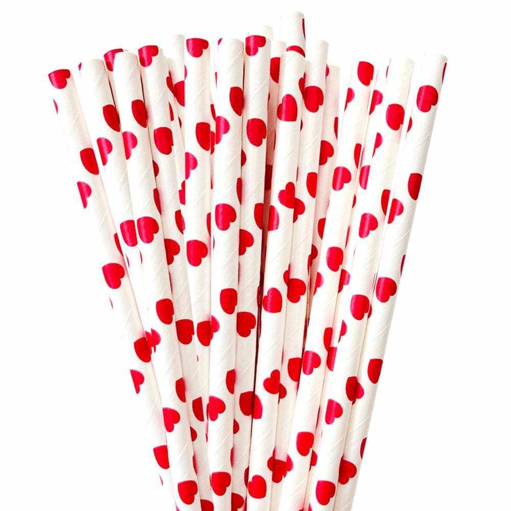 Valentine's Day Collection Cake Pop Party Straws Combo Pack C (4 PC SET)-Cake Pop Straws_Set-bakell