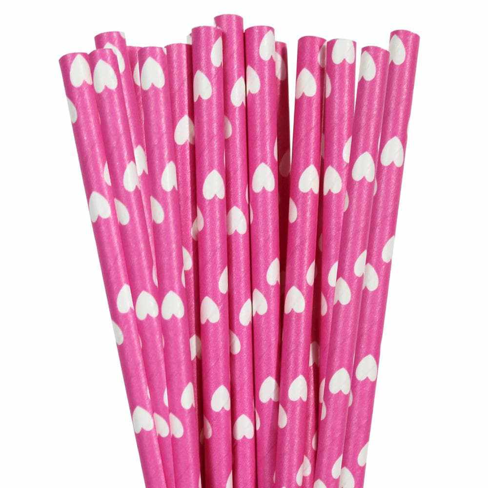 Valentine's Day Collection Cake Pop Party Straws Combo Pack C (4 PC SET)-Cake Pop Straws_Set-bakell