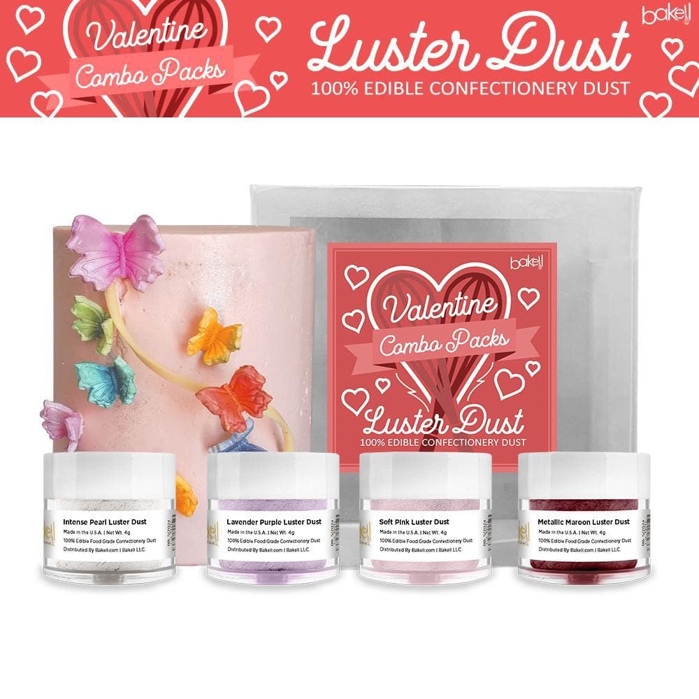 Valentine's Day Collection Luster Dust Combo Pack B (4 PC SET)-Luster Dust_Combo Pack-bakell