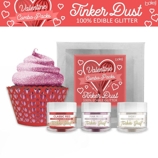 Valentine's Day Collection Tinker Dust + Red Hearts Cupcake Wrappers Gift Set-Valentine's Day_Gift Set-bakell