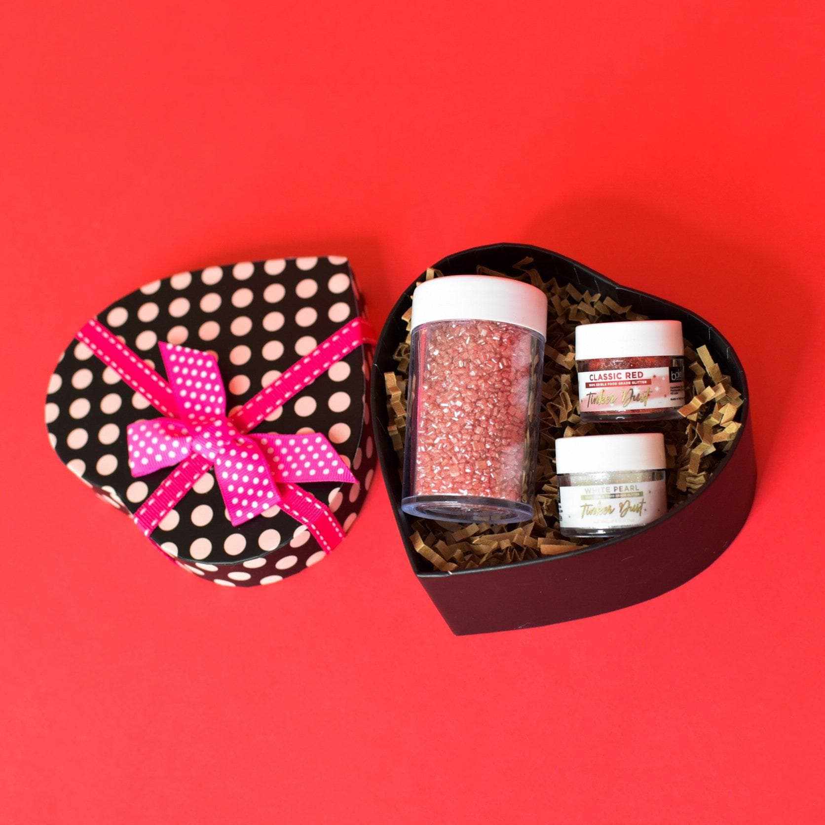 Valentine's Day Collection Tinker Dust + Red Pearl Sugar Sand + Heart Gift Set-Valentine's Day_Gift Set-bakell