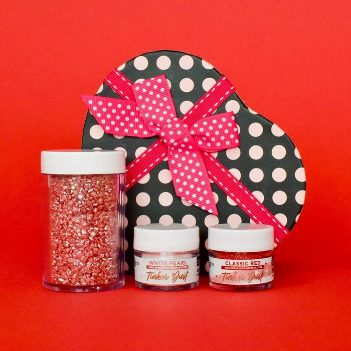 Valentine's Day Collection Tinker Dust + Red Pearl Sugar Sand + Heart Gift Set-Valentine's Day_Gift Set-bakell