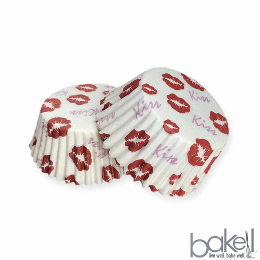 Bulk Valentines Day Kiss Cupcake Wrappers & Liners | Bakell.com
